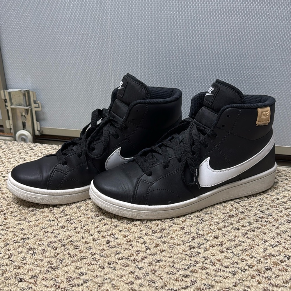 Nike Court Royale 2 Black and White Athletic Shoes